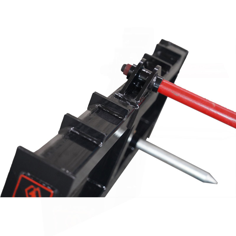 Landy Attachments 43'' Hay Spear Skid Steer Quick Tach