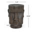 Table d'appoint d'extérieur, tabouret de table de bout à piédestal Moai, pour la maison