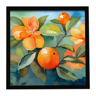Florida Orange Blossom, reproduction d'art encadrée