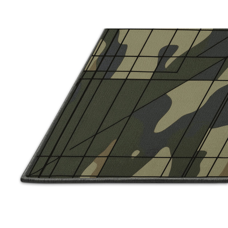 Shield Flow Rug, Square 3'