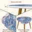 Ensemble de 2 tables basses gigognes Triangle