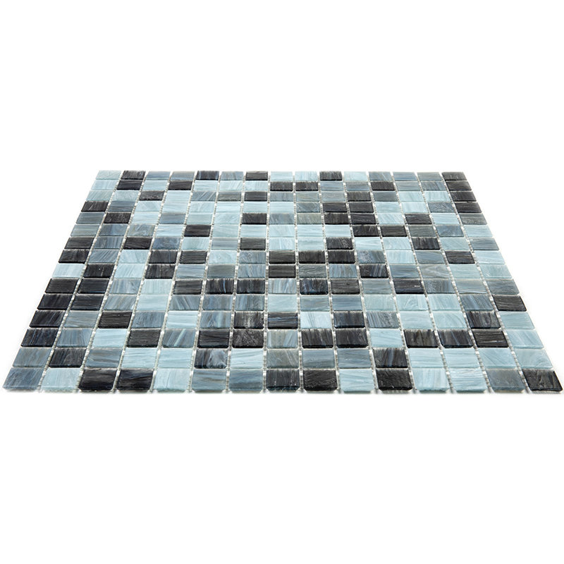 Mingles 0.8" x 0.8" Glass Grid Mosaic Wall & Floor Tile