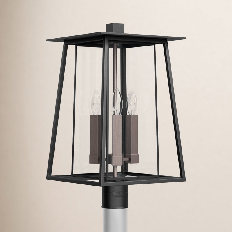Walker 3-Light Lantern Head, Black