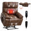 Fauteuil inclinable électrique à deux moteurs Leatherair-1605497740