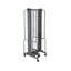 Paravent mobile de qualité supérieure en acrylique transparent Otis, cadre gris-121889210