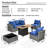 Aliva Wicker 4 - Person Patio Conversation Set with Cushions-2103852230