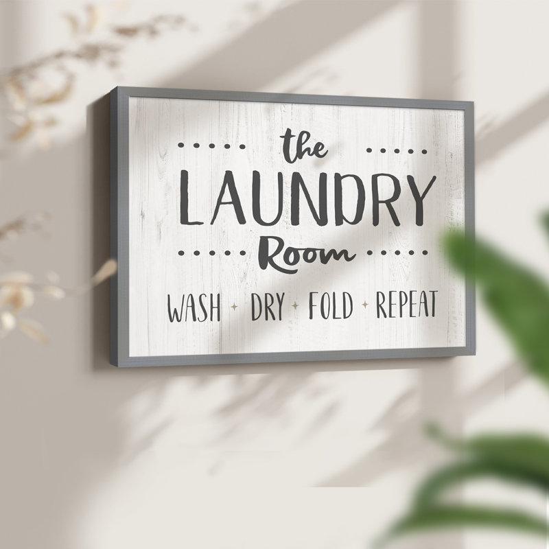 The Laundry Room -Framed Print - Restickable