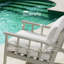 Chaise de patio avec coussins Sunbrella Cap-Antibes-69218373