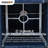 Sunjoy Outdoor Side Table with Umbrella Hole, Poolside 16 Inch Rattan Wicker Square Combination Umbrella Stand Side Table-94810503