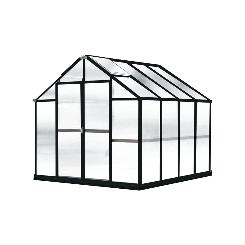 Mont Growers 8' W x 24' D Hobby Greenhouse, 90" H x 101" W x 8" D