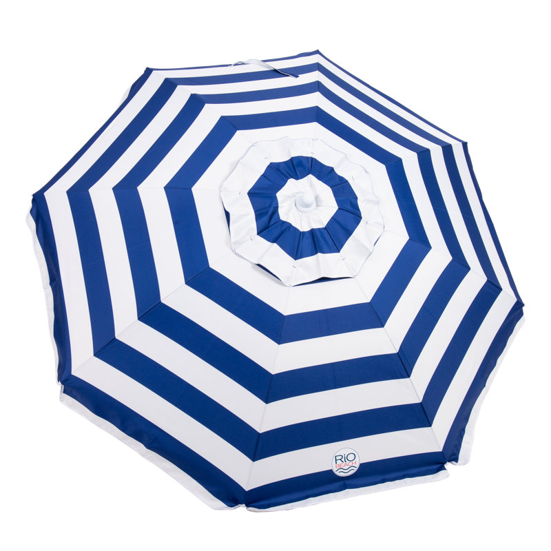 Parasol de plage 6 pi avec ancrage de sable intégré