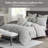 Essence Oversized 100% Cotton Clipped Jacquard Comforter Set-128879862-128879865