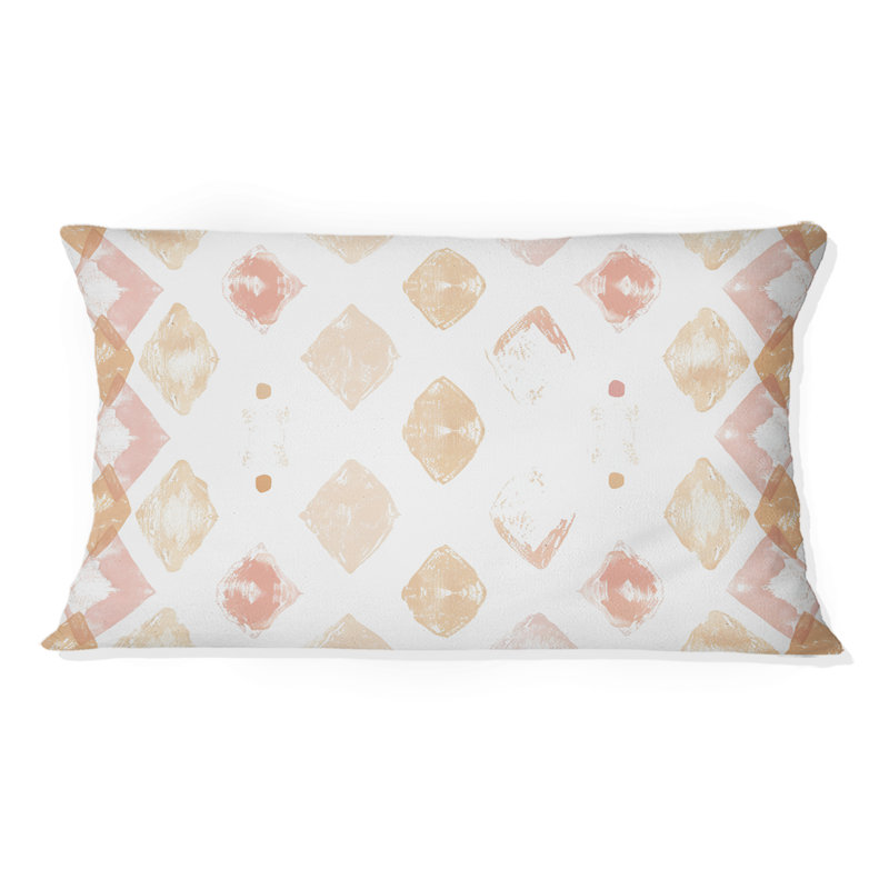 Coussin Boho, Forme rectangulaire, H 12 po x l 20 po