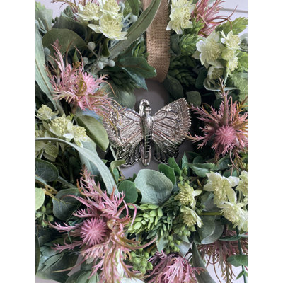 Nickel Butterfly Door Knocker