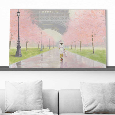 Printemps à Paris I - Peinture