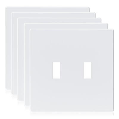 No Subject 2 - Gang Toggle Light Switch Wall Plate