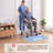 Rolling Shower Wheelchair, Bedside Commode Toilet Chair for Seniors