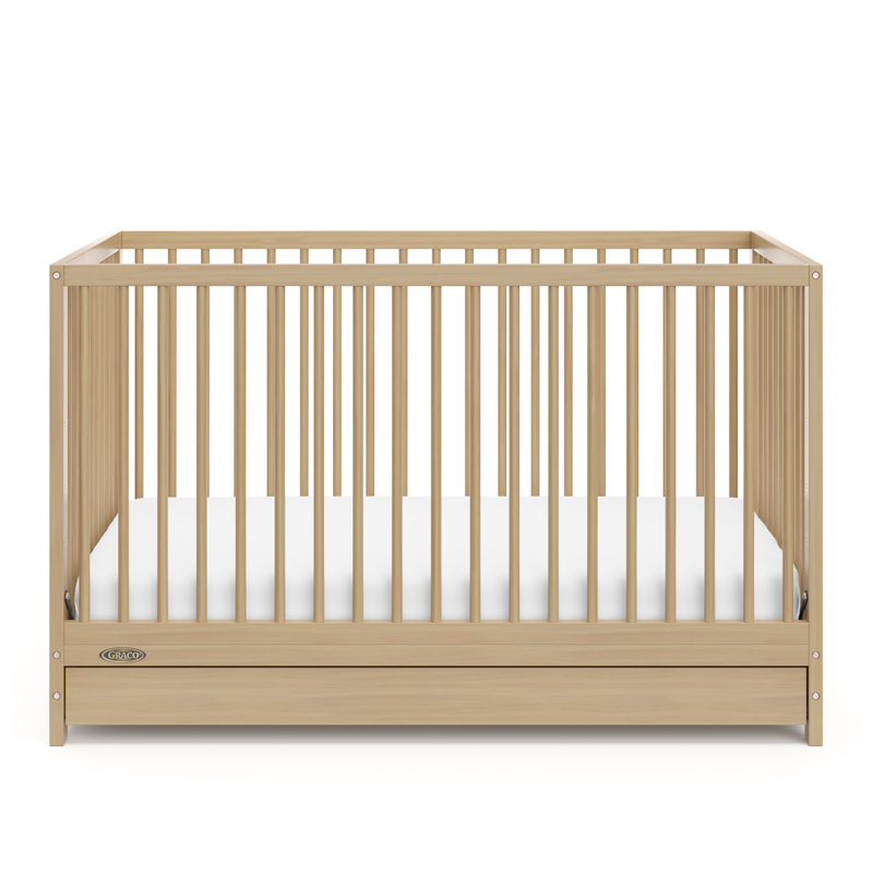 Teddi 5-in-1 Convertible Crib with Storage, Driftwood, Crib