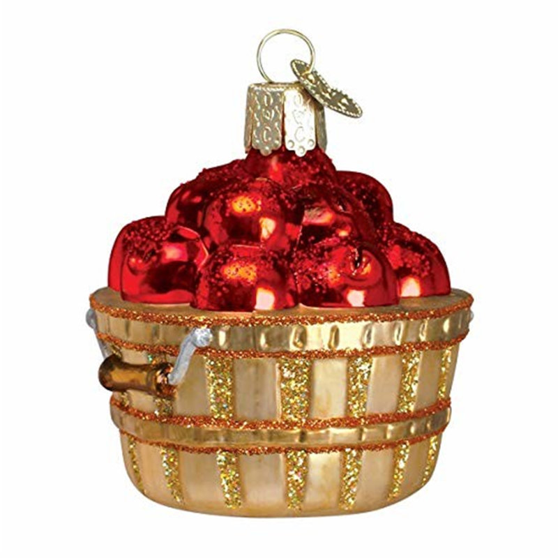 Ornement figurine suspendue apple basket