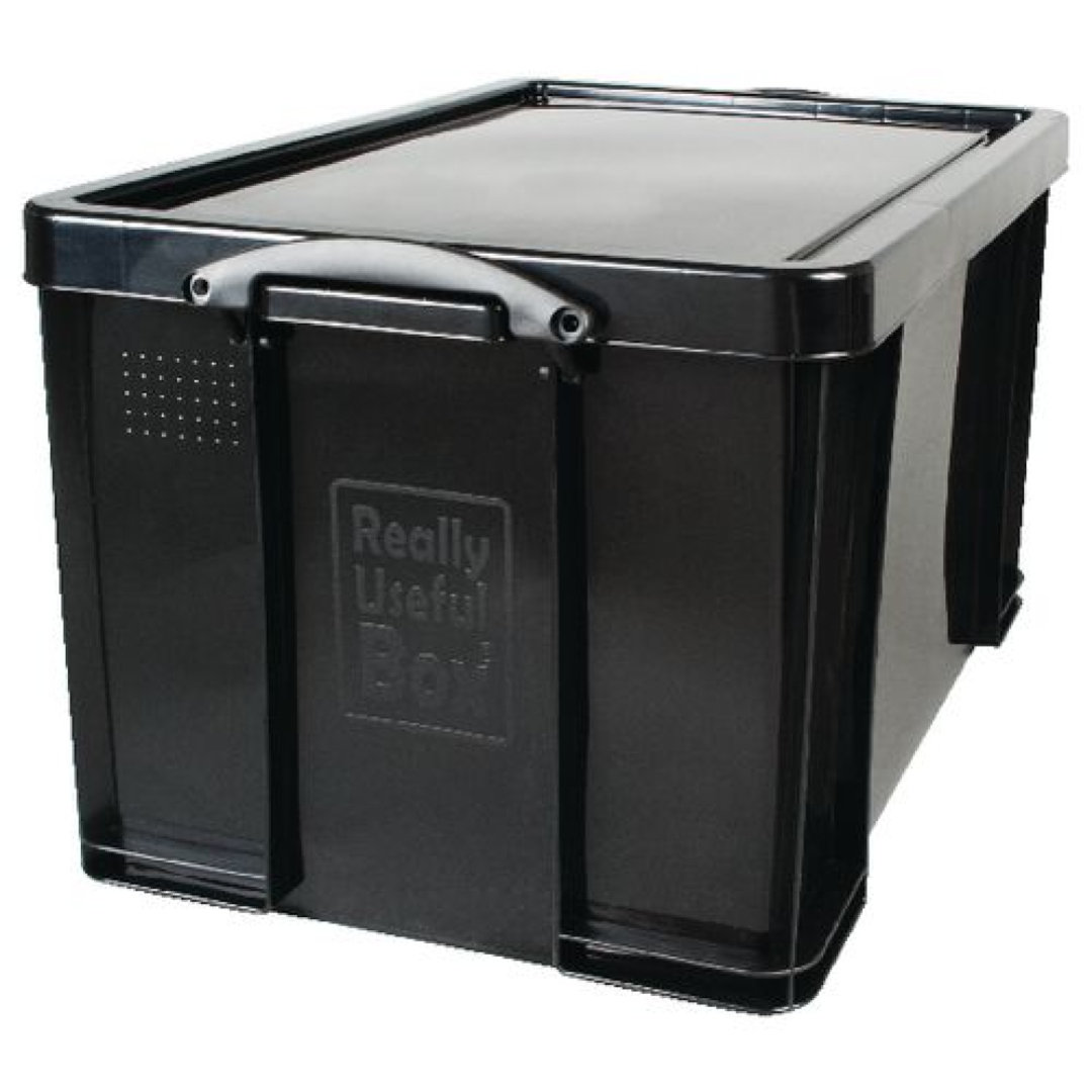 Really Useful Plastic Storage Box 84 Litre Black - 84SBKCB 55810RU - Image 6