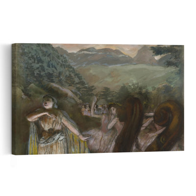 Aria après le ballet, 1879. Affiche murale représentant un paysage d'architecture contemporaine.