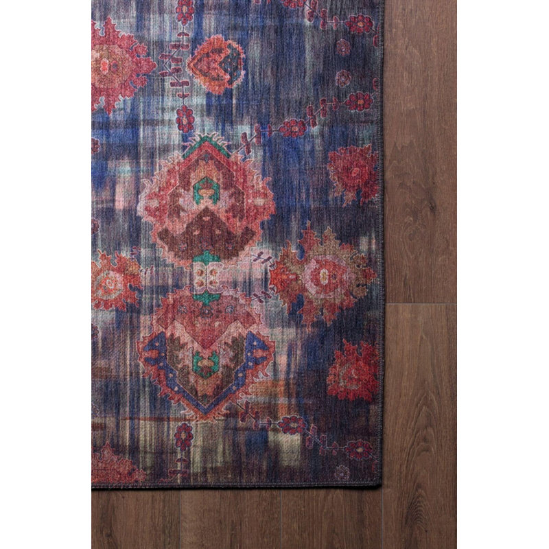Tapis bleu marine Soul, Rectangle 9 pi 11 po x 13 pi 2 po