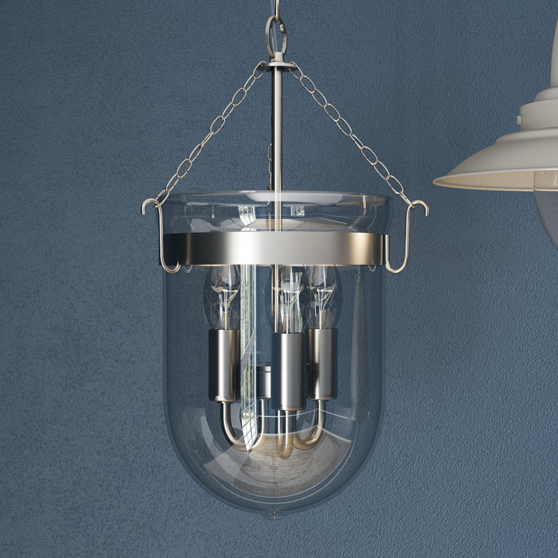 REGAL 3 - Light Chrome Pendant