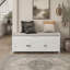 Banc de rangement avec 3 portes en forme de volet, banc à chaussures avec rangement caché-1486444283-1486444280
