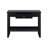 Master Coal Black Console Table