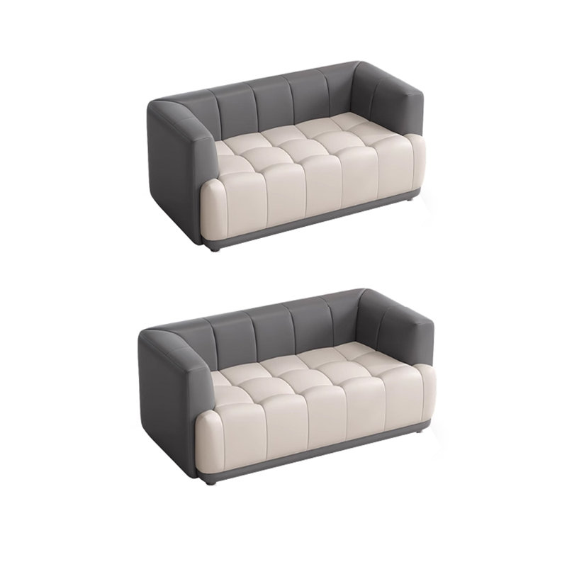 Banc rembourré en similicuir Cafe