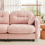Canapé modulaire Elmsforde avec tissu chenille et dossier capitonné-117093357-129915680