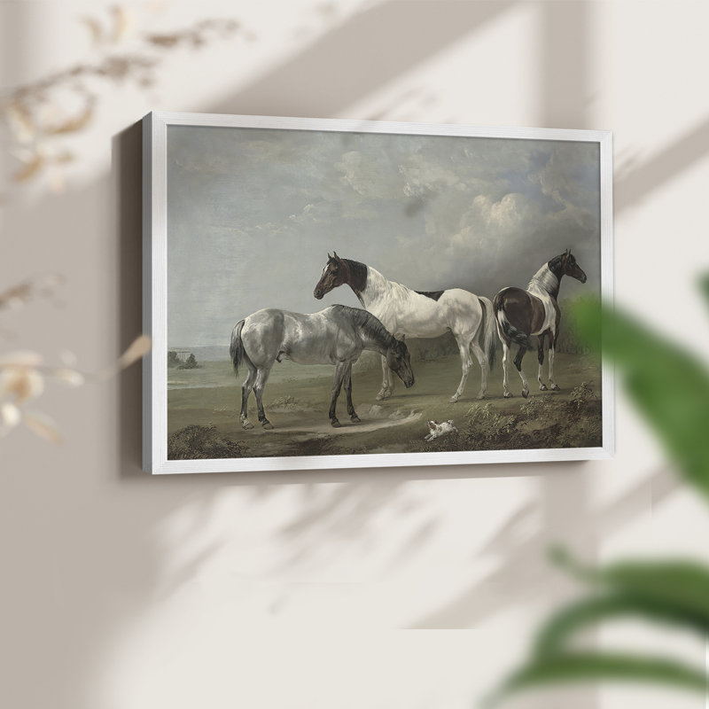 Faune rétro-X III - reproduction encadrée - réaménageable, H 8 po x l 10 po, Blanc