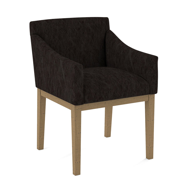 Upholstered Arm Chair, Applause Bajah Ruby, Espresso