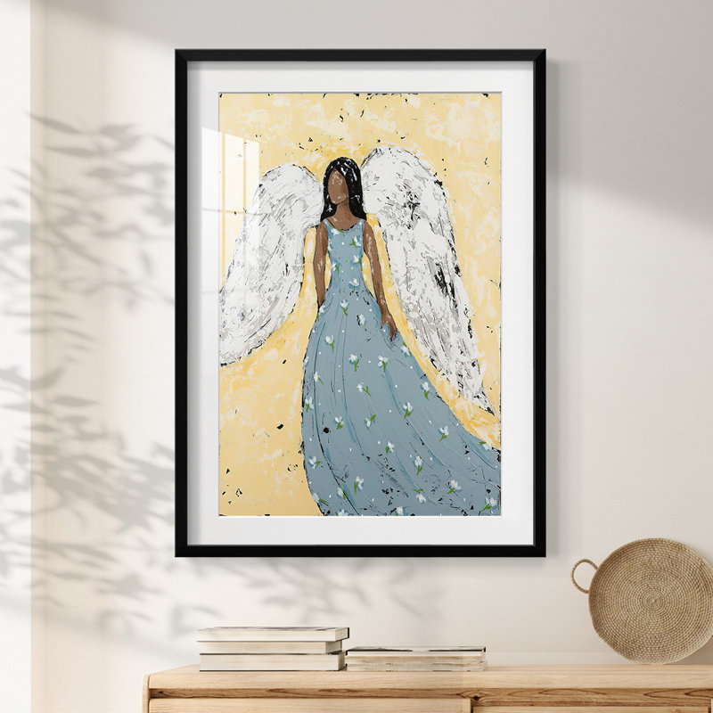 Floral Breeze Fresco  II -Gallery Wrapped Canvas
