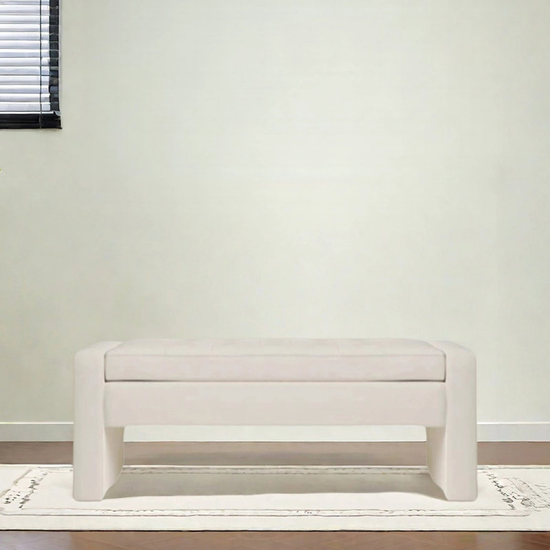 Banc de rangement simple, siège de vestiaire et siège moelleux, H 17,72 po x l 55,12 po x P 19,69 po