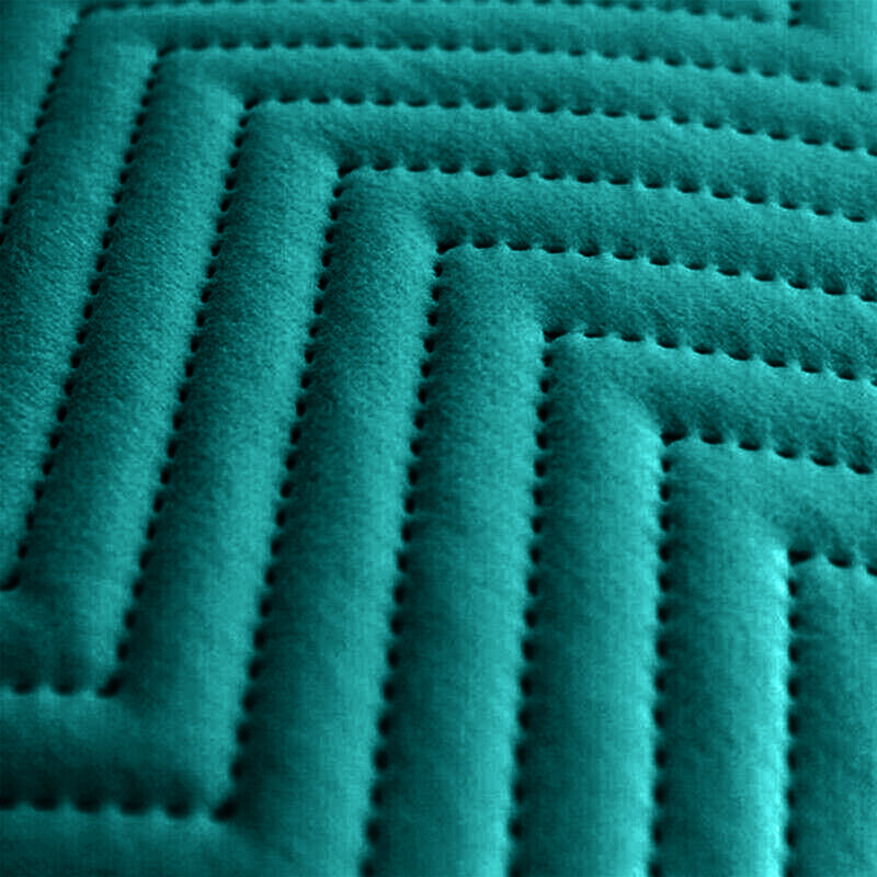 Embossed Velvet Cushion Cover (Pack of 2), Emerald