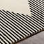 Tapis ivoire / noir en laine touffetée à la main Mueller-928586542