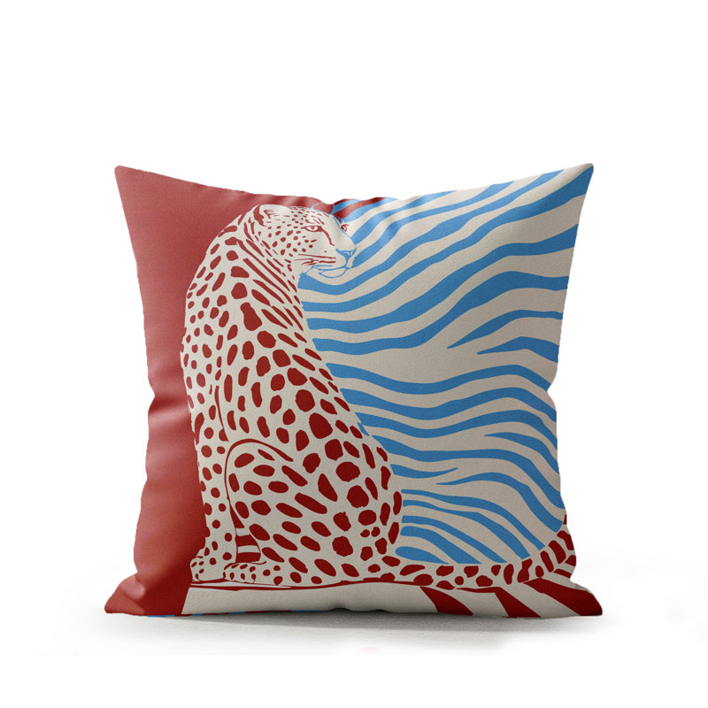Coussin intérieur en faux suède Damisa, 16 po x 16 po, Éclat de framboise