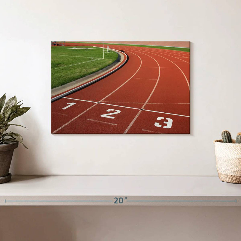 Pistes d'athlétisme, H 8 po x l 12 po