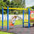 Sorbus Orange Disc Swing with Mounting Hangers and Chains
