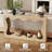 63" Farmhouse Console Table with Storage, Narrow Entryway Sofa Table with Woodgrain-713681284