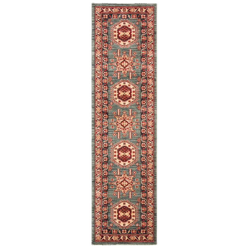 Tapis ivoire en laine Joppatowne, Tapis de couloir 2 pi 3 po x 8 pi