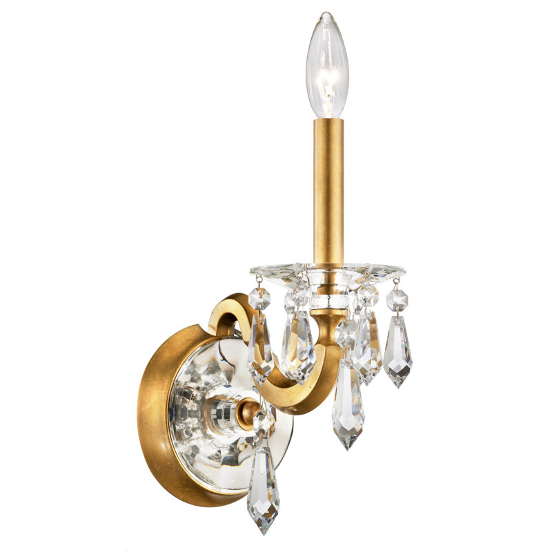 Napoli 1 - Light Candle Wall Light, Heirloom Gold