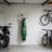 Wall Mount Golf Bag Holder Height Adjustable Golf Bag Storage Rack Black Iron Golf Bag Holder for Garage Golf Club Home