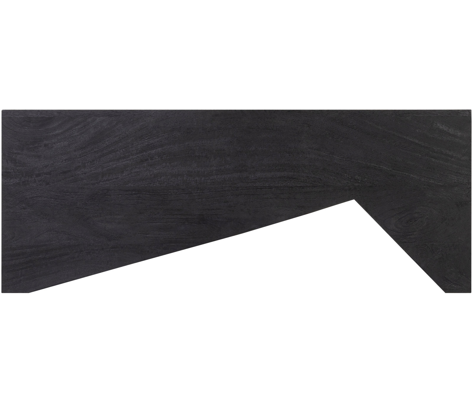 Reyka 39" Acacia Coffee Table, Black