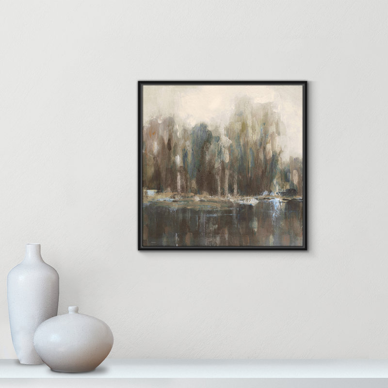 «Daily Reflections I Print» par Carol Robinson, H 25,5 po x l 25,5 po, Noir
