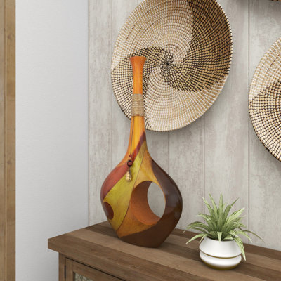 Vase de plancher en grès Kawamura 
