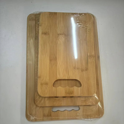 Ensemble de 3 planches à découper en bambou non toxique