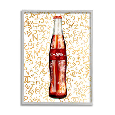 " Trendy Glam Pattern Vintage Style Soda Bottle " by Ziwei Li