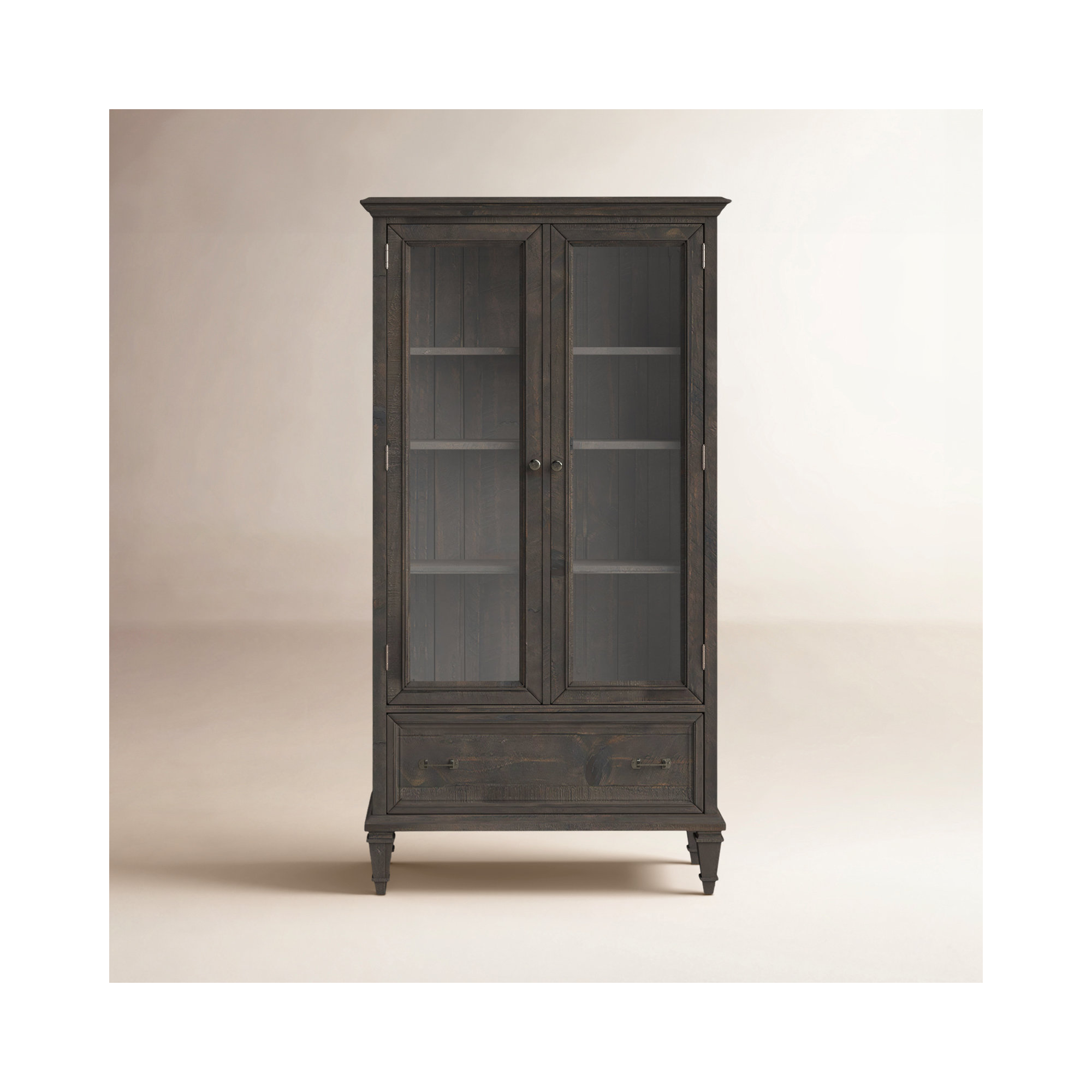 Kerey Storage Bookcase, Weathered Charcoal